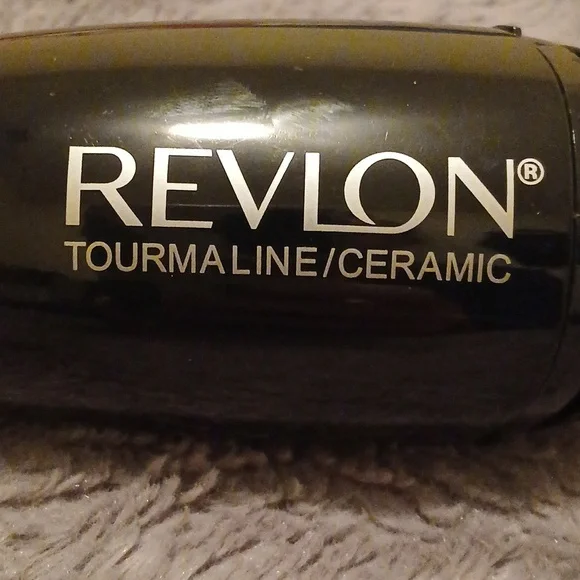 REVLON RV444 Hair Dryer Hot Air Styler Hair Brush Curling Iron Barrel Rotates - Picture 3 of 4